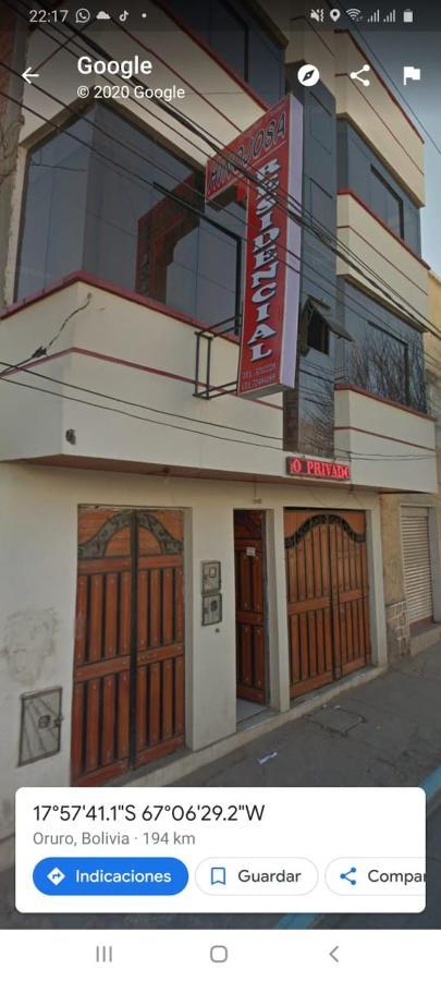 Residencial Hinojosa Hotell Oruro Exteriör bild